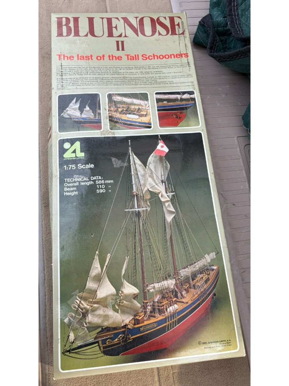 Artesania Latina Bluenose II Last Tall Schooners 1/75 B5 Wood model kit ship